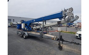 Grue sur remorque Böcker 27m occasion