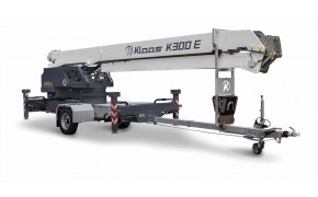 Grue sur remorque K300E - 100% électrique